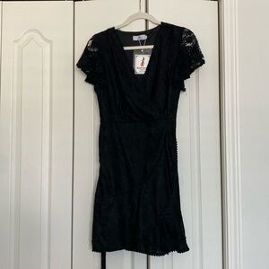 Lace Half Island Dress - New With Tags - Black - Medium